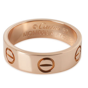 Cartier Rose Gold  Love Ring